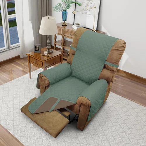 Miniatura 69 de Fundas para silla reclinable, reversible, funda de sofá para mascotas, protector de muebles para niños perezosos