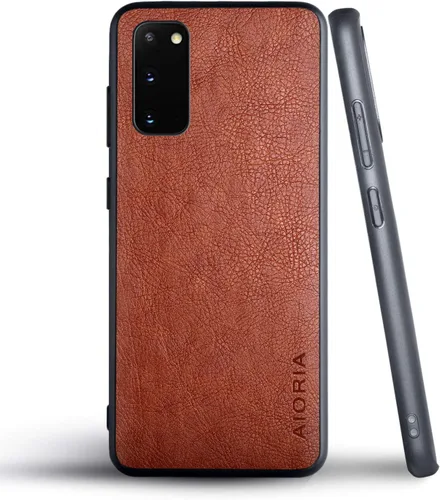 Miniatura 31 de AIORIA Funda protectora completa para Samsung Galaxy S20 FE 5G, 6.5 pulgadas Premium PU cuero cubierta retro negocio diseño completo funda Marrón