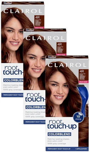 Miniatura 34 de Clairol Root Touch-Up de Nice'n Easy - Tinte permanente para el cabello, color caoba claro 6R/Marrón rojizo claro, paquete de 2 6R castaño