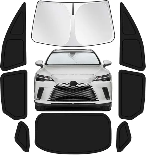 Miniatura 20 de para Toyota 4Runner 2010-2024, juego de 8 protectores solares para ventanas de coche, privacidad para parabrisas delantero, laterales y traseros