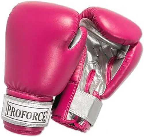 Pro Force Guantes de boxeo de cuero sintético