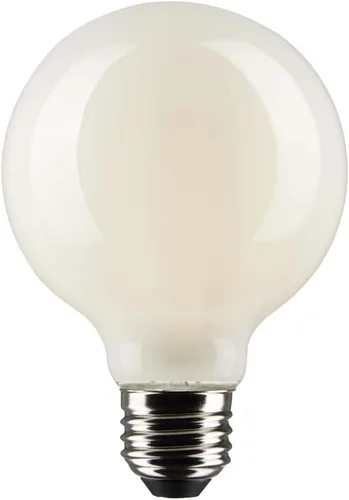 Miniatura 2 de Satco S21233 - Bombillas LED G25 de 4.5 W en acabado blanco brillante, luz blanca diurna de 5000 K, 350 lúmenes, 90+ CRI, 120 V, regulable