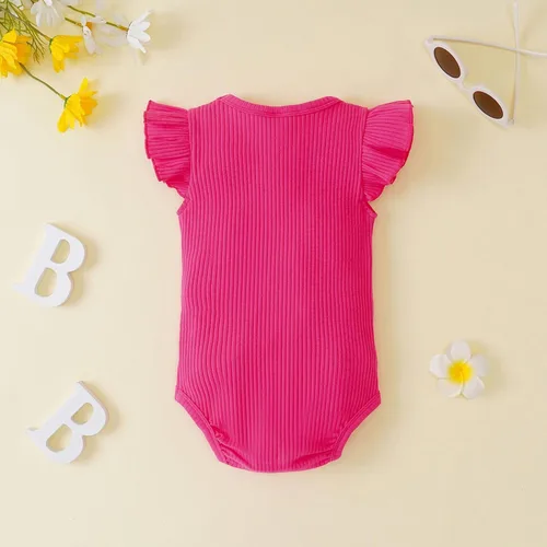 Miniatura 2 de Enterizo de punto para niña de 0 a 24 meses, con volantes, para niñas pequeñas