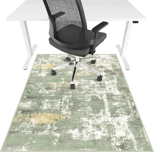 Tapete para silla de oficina para suelo de madera dura y azulejos, 36 x 48 pulgadas, tapete resistente para silla de escritorio para suelos duros,