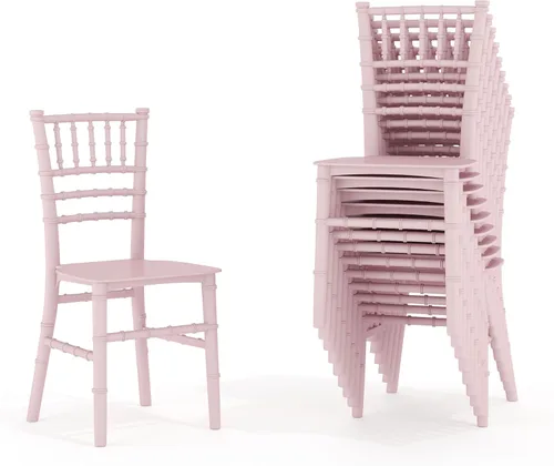 Miniatura 15 de Flash Furniture Silla Chiavari para Niños de Resina de Cristal Transparente para Fiestas y Eventos para Uso Comercial y Residencial