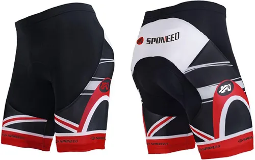 Miniatura 4 de Sponeed, suéter de ciclismo, mallas cortas con almohadilla, respirable, ciclismo, hombres.