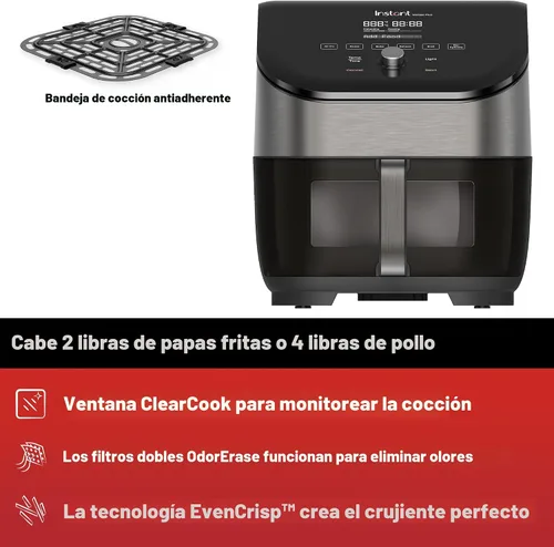 Miniatura 3 de Instant Pot Vortex Plus - Freidora de aire de 6 cuartos con tecnología de borrado de olor, funciones 6 en 1 que crujen, asan, asan, deshidratan