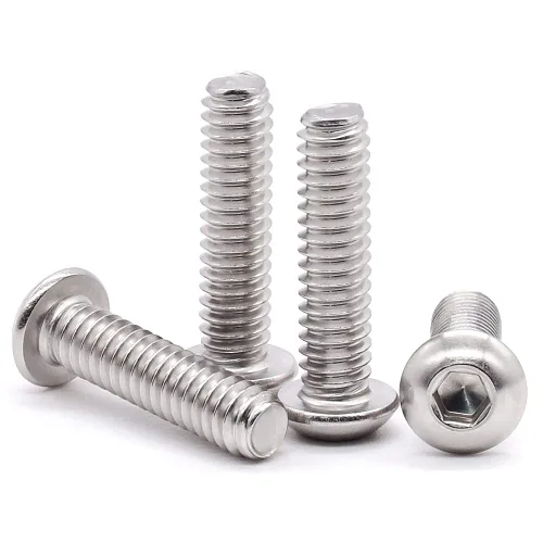 Miniatura 4 de Tornillos de cabeza de botón M3-0.020 x 0.394 in (100 unidades), acero inoxidable 18/8 304, totalmente roscado, rosca gruesa de máquina, unidad