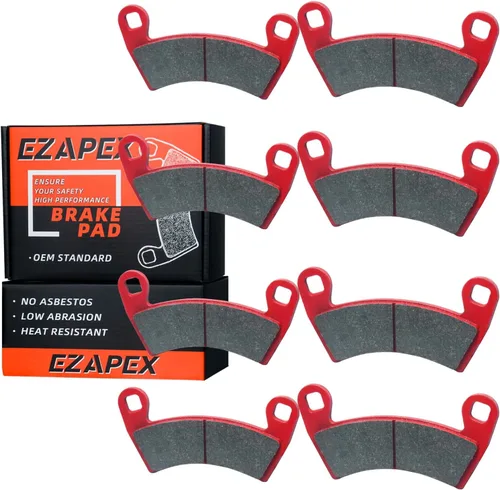 Pastillas de freno mejoradas delanteras y traseras compatibles con Polaris Ranger XP 1000 2018-2023 General 1000 EPS 2016-2023 Ranger Crew XP 1000