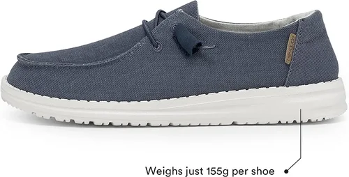 Miniatura 2 de Hey Dude - Mocasines Wendy de tela chambray para mujer