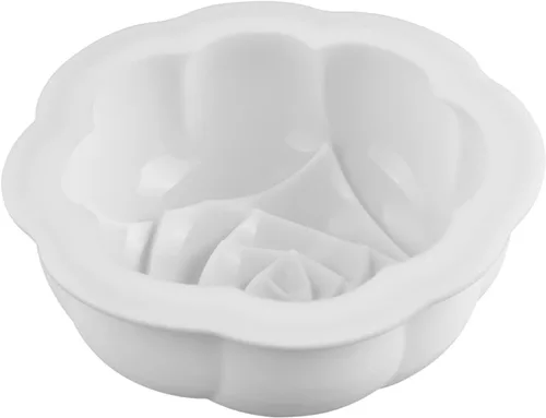 Miniatura 3 de Pure Vie Molde de silicona antiadherente a prueba de fugas de 6.69 pulgadas para pasteles de Navidad, aniversario, cumpleaños, pan, magdalenas, #5
