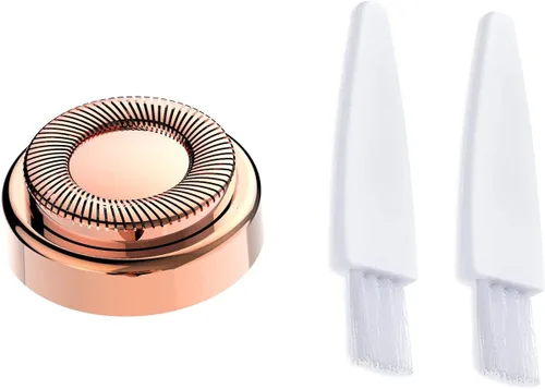 Miniatura 14 de 2 cabezales de repuesto LinMei compatibles con GEN 1 Finishing Touch Flawless Removedor de pelo sin dolor para mujer con cepillos de limpieza Oro