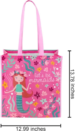 Miniatura 5 de Stephen Joseph Bolsas de regalo recicladas grandes para niños, Sirena, Bolsas de regalo recicladas grandes