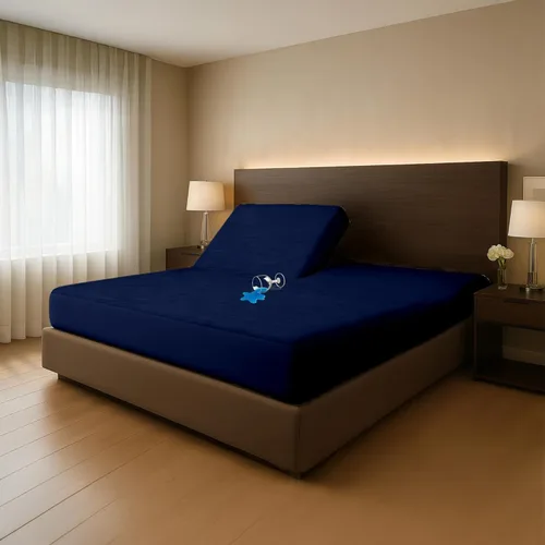 Miniatura 10 de SGI bedding Funda protectora de colchón impermeable con parte superior dividida tamaño Queen de 60 x 80 pulgadas, parte superior de 28 pulgadas