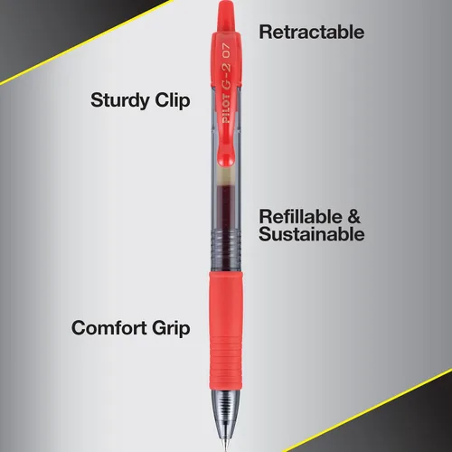 Miniatura 5 de PILOT G2 Edición Limitada Harmony Ink Collection Bolígrafos de gel retráctiles, punta fina de 0.7mm, juego de bolígrafos de gel, tinta surtida