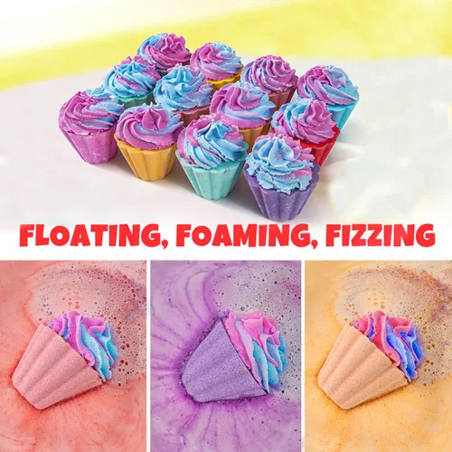 Miniatura 5 de Bombas de baño para niños con unicornio sorpresa en el interior, set de regalo de 20 bombas de baño para niños, bombas efervescentes de baño