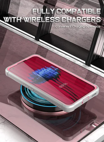 Miniatura 8 de Poetic Guardian - Funda compatible con Nothing Phone 2 de 6.7 pulgadas [prueba de caídas de grado militar de 20 pies], funda híbrida de cuerpo Rosa