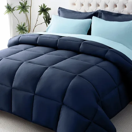 Miniatura 71 de JOLLYVOGUE Juego de edredón individual XL, cama ultrasuave en una bolsa, tamaño individual XL, 5 piezas, juego de ropa de cama certificado Oeko-TEX