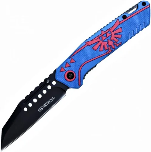KCCEDGE BEST CUTLERY SOURCE EDC - Cuchillo de bolsillo para camping, accesorios de caza, cuchillo plegable de borde afilado para equipo de Azul