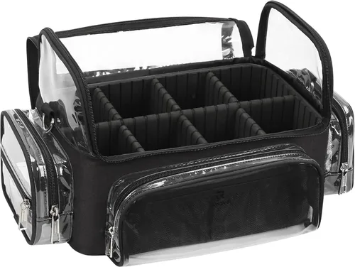Miniatura 11 de Bolsa para brochas de maquillaje, soporte para brochas de maquillaje, taza de maquillaje de pie grande, estuche organizador de brochas de maquillaje