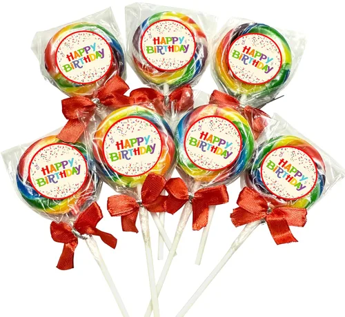 Miniatura 5 de Palitos de caramelo de sirena - 12 chupachups envueltos individualmente - Ideales para recuerdos de fiesta de sirena - Bolsas de regalo