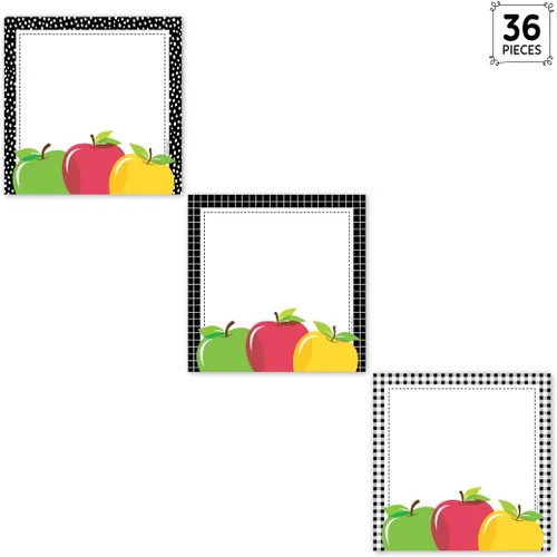 Miniatura 2 de Creative Teaching Press - Tarjetas de manzana, recortes de diseño de 15,24 cm, tiempo de manzana (#11054 Creative Teaching Press)