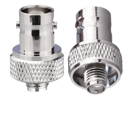 Miniatura 9 de TUOLNK 2PCS SMA to BNC Coax Connector, SMA Male to BNC Female RF Coax Adapter, Low Loss Gold Plated Coaxial Connector for Two Way Radio, Walkie