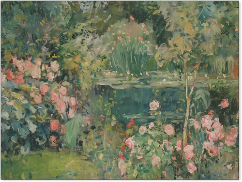 Miniatura 7 de Arte de pared de paisaje con flores silvestres y naturaleza, póster floral botánico retro, pinturas de plantas de cabaña, impresiones en lienzo