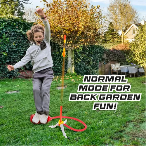 Miniatura 3 de Flybar Hypr - Lanzacohetes para niños, diseño patentado, alcanza hasta 500 pies, paquete doble con 2 lanzadores y 4 cohetes, conectable, juguetes