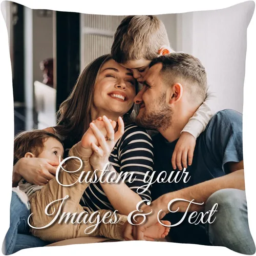 Miniatura 46 de Easycosy Almohada personalizada con texto de imagen, funda de almohada con foto, regalos personalizados para parejas, funda de cojín con foto, 4