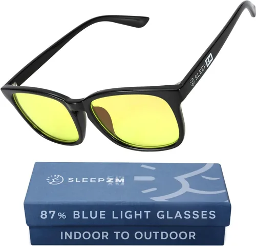 Miniatura 26 de Sleep ZM Blue Light Blocking & Light Sensitivity Glasses - 8 Lens Types for Comfort, Relaxation, Sleep & Relief