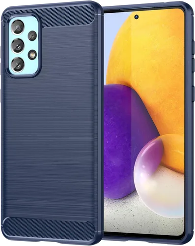 Miniatura 15 de Funda EUAGVQY para Samsung A70 Galaxy A70, Funda de Fibra de Carbono de TPU Blanda Antideslizante Duradera y Ligera, Funda Protectora para Samsung