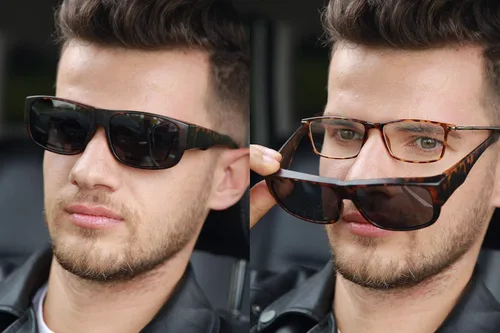 Miniatura 2 de CAXMAN Polarized Over Glasses Sunglasses for Prescription Frames Small Medium Oversized