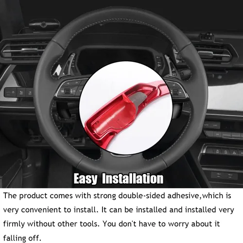 Miniatura 6 de Accesorios interiores personalizados para Audi A3 A4 A5 A8 Q3 Q5 Q7 (2015 2016 2017 2018 2019 2020 2021) Q8 TT TTS S3 S4 S5 aluminio 2 piezas por