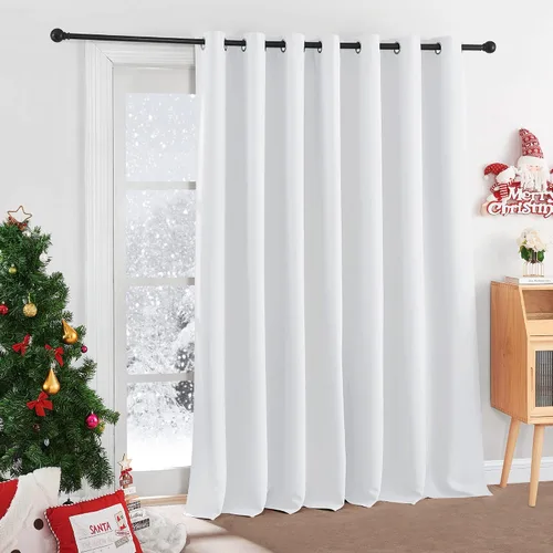 Miniatura 82 de RYB HOME - Cortinas opacas para patio - Cortinas con ojales sólidos, paneles de ventana grandes, eficiencia energética, cortinas de privacidad