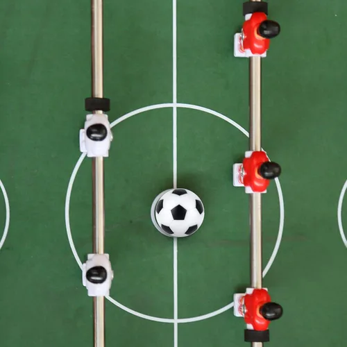 Miniatura 4 de Coopay 18 pelotas de futbolín de 1.28 pulgadas (1.260 in), pelotas de repuesto de fútbol de mesa, multicolor, con una bolsa de cordón negro