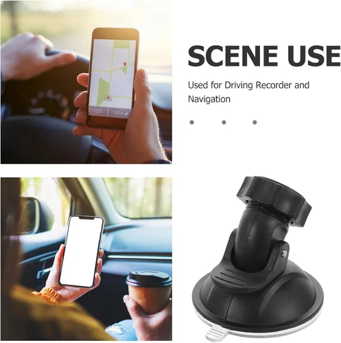 Miniatura 3 de Car Dashboard Cam Mount Suction Cup Holder with 360° Ball Head Base for Windshield, High Temperature Resistant Car Camera Mounting System for