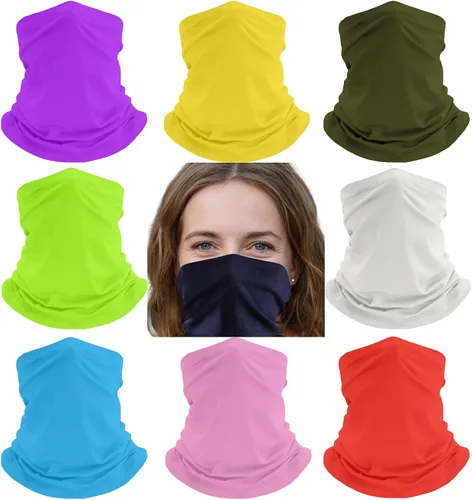 Miniatura 14 de 9 pañuelos para el cuello para mujer, pasamontañas, tubo, máscara facial UV, diadema, para hombre, para esquí, refrescante, paquete de envoltura