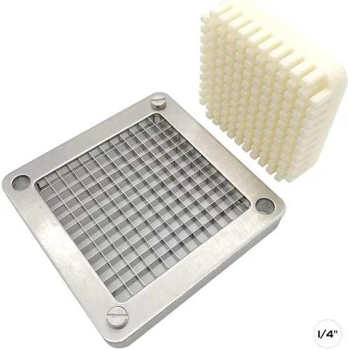 Miniatura 4 de Cuchilla de repuesto de 1/4 pulgadas, hoja de acero inoxidable 440C para cortador de frutas y verduras comerciales, hoja intercambiable y juego