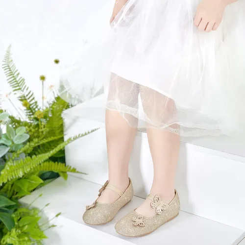 Miniatura 2 de Felix & Flora Zapatos de ballet para niñas pequeñas Zapatos planos Mary Jane para niñas de flores, zapatos de vestir para fiestas y bodas