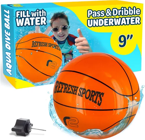 Miniatura 8 de Aqua Dive - Pelota de fútbol para niños de 8 a 12 años, juego de pelota al aire libre para niños, patada, pase o atrapa, juguetes acuáticos ideales