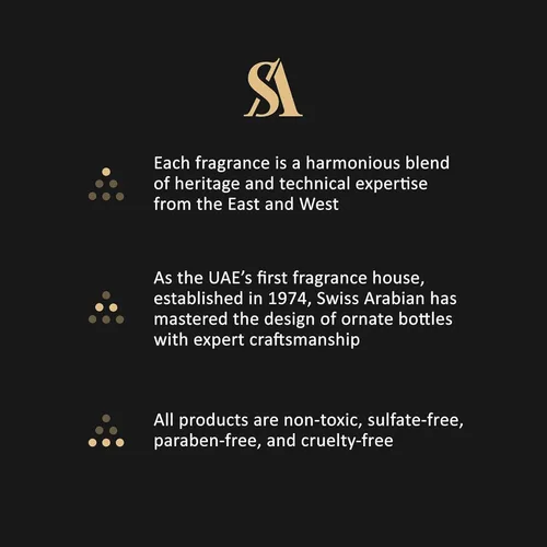 Miniatura 3 de Swiss Arabian Noora Onyx - Productos de lujo de Dubái - Aceite de perfume personal de larga duración y adictivo - Aroma seductor y exclusivo - El