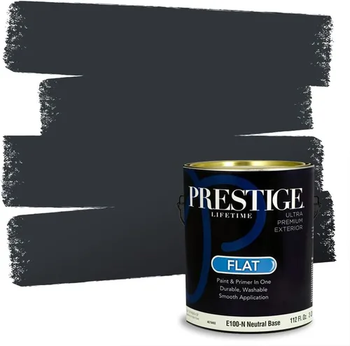 Miniatura 151 de Prestige Paints - 2 en 1, pintura base y pintura de exterior, P500-N-SW7020 SW6991-PCM