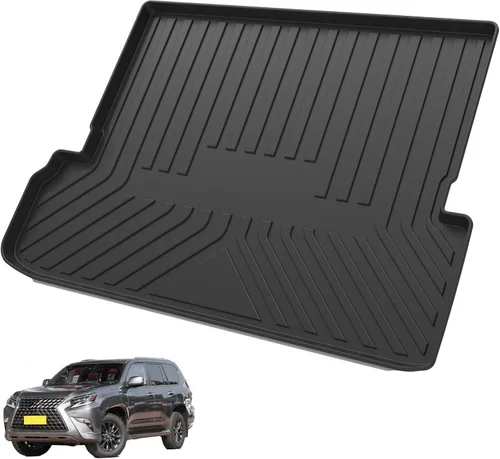 Miniatura 21 de Elsetyler Revestimiento de carga para viaje 2021 – TPO negro para todo tipo de clima, resistente al agua, bandeja de carga trasera, protector