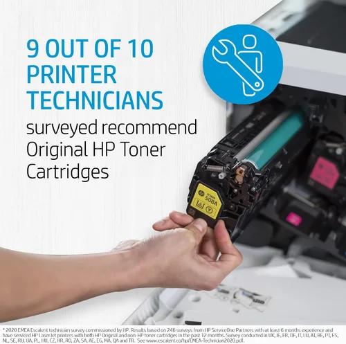 Miniatura 2 de HP 213A Cartucho de tóner original LaserJet, color amarillo, W2132A. Funciona LaserJet Enterprise 5700, 5800, 6700, 6701, 6800, 6801