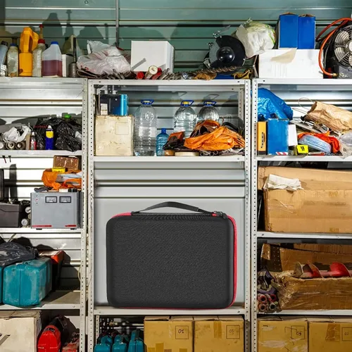 Miniatura 7 de Boobowl Estuche organizador de batería con probador – Caja de almacenamiento universal para más de 162 pilas AA AAA C D 9V – Diseño de espuma
