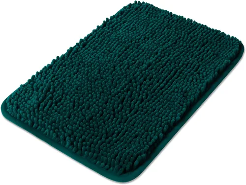 Miniatura 249 de Yeaban Alfombra de pasillo de baño de 24 x 72 pulgadas, antideslizante, alfombra de baño larga de felpilla gruesa, absorbente y lavable, alfombra