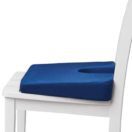 Miniatura 5 de Medline Cojín de asiento para aliviar la presión y el dolor de espalda baja, problemas de coxis y ciática, el cojín de coxis está inclinado