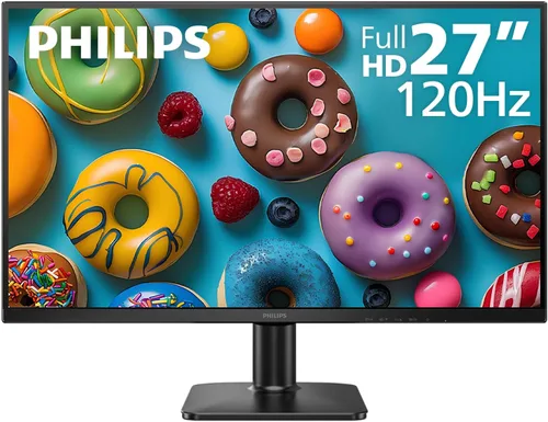 Miniatura 10 de Philips Nuevo Monitor Full HD (1920 x 1080) de 24 pulgadas sin marco, 100Hz, VESA, HDMI x1, Puerto VGA x1, Cuidado de los ojos, Garantía