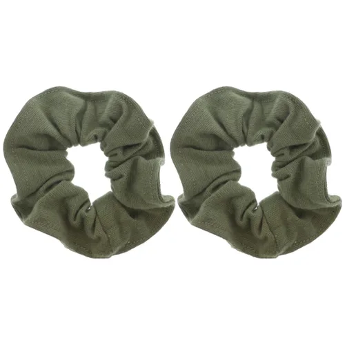 Miniatura 11 de Set of 2 Large Solid Scrunchies (Beige)